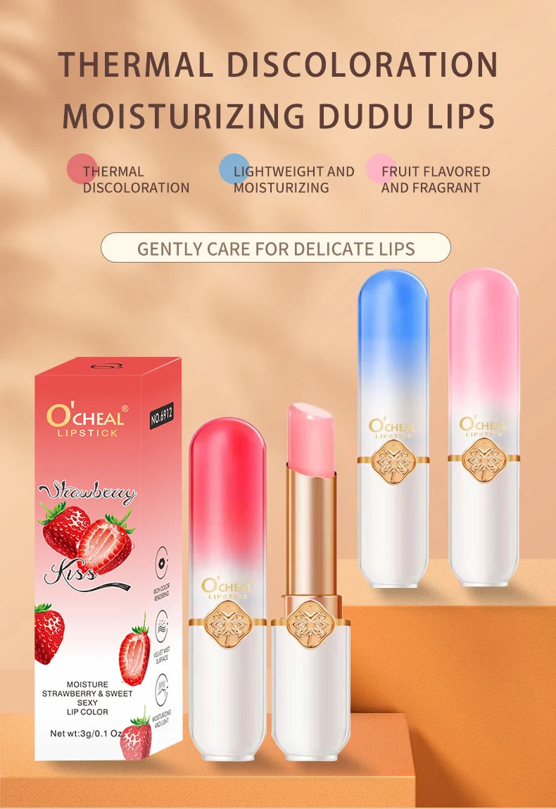Moisturizing Lip Balm Tint - Fruit Scented Nourishing Treatment by Tidesmit Lip Care Tidesmit