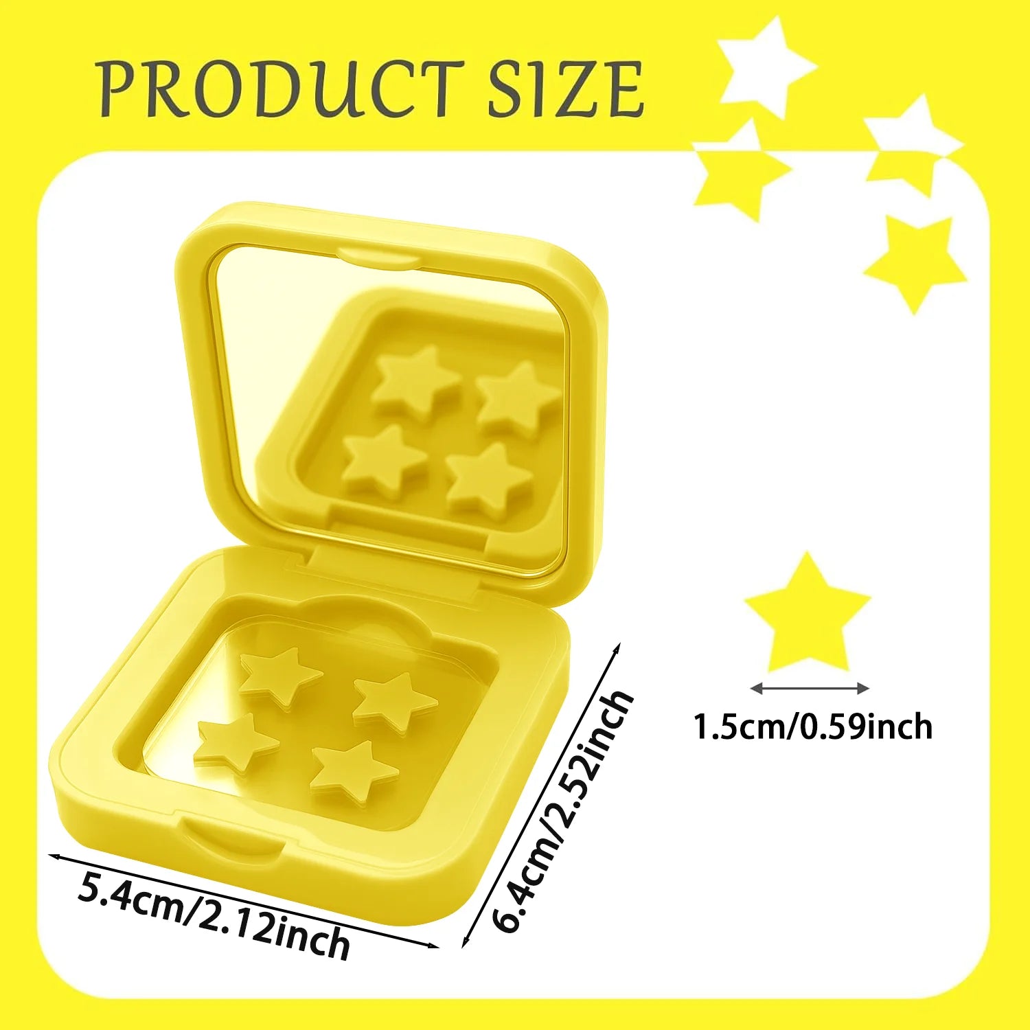 60 pieces/premium mirror acne patch, covering acne and pimple patches, deep cleansing patch, gentle and skin friendly