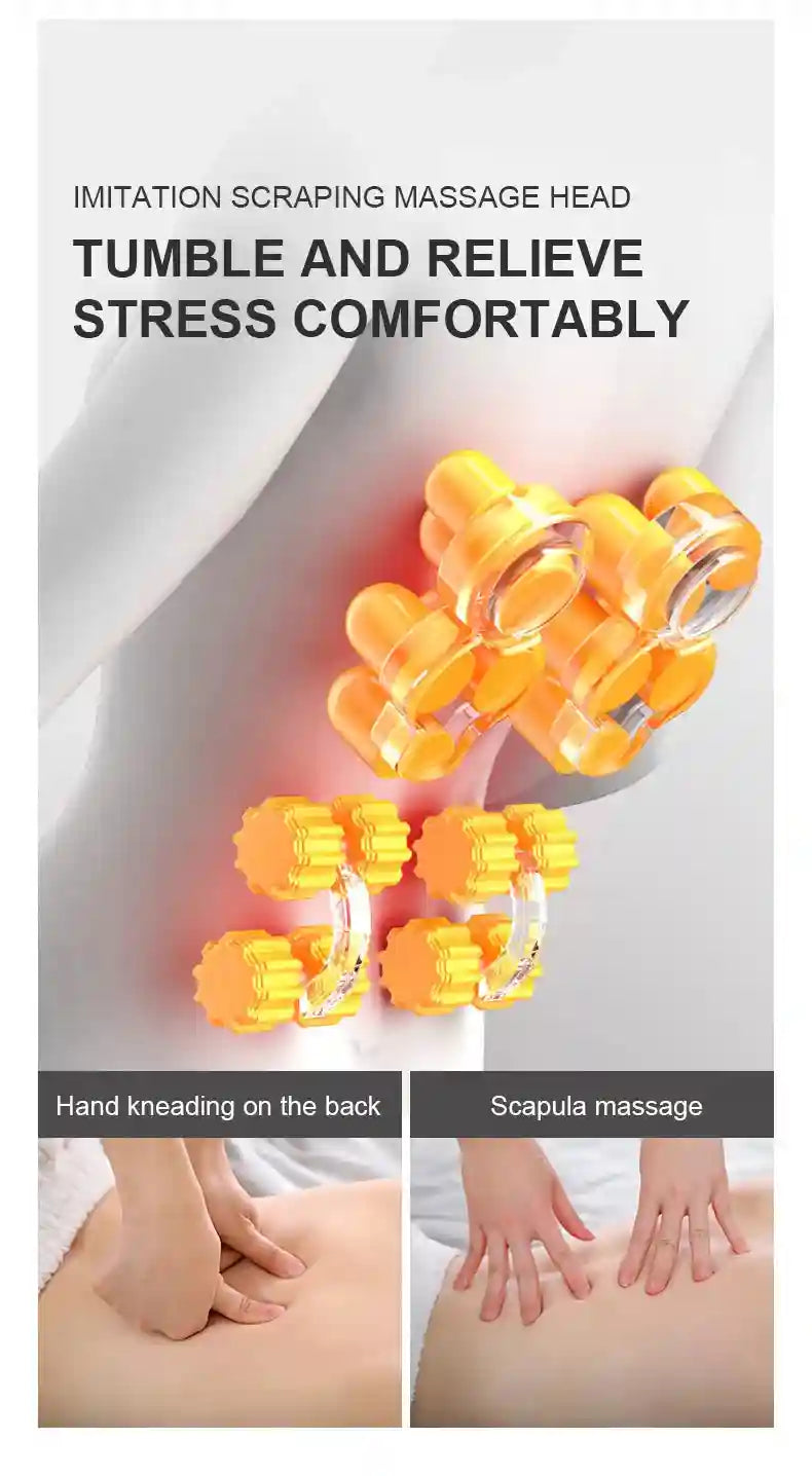 Electric Shiatsu Massage Roller for Deep Tissue Back and Neck Relief Massage Roller Tidesmit