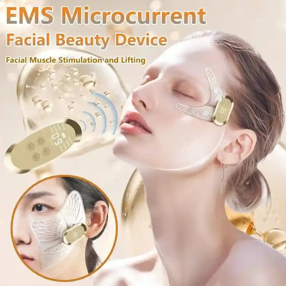Microcurrent Eye Massager for Facial Lifting and Dark Circles Eye Massage Instrument Tidesmit