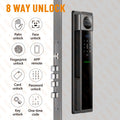 Face Real-time Intercom Smart Door Lock Biometric Electronic Security Camera Intelligent Fingerprint Password Key Unlock