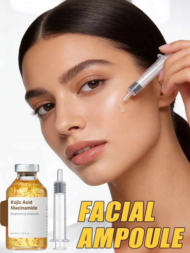 Kojic Acid Freckle Removing Whitening Essence Fade Pigmentation Melasma Dark Spots Corrector Repair Serum Korean Skin Care