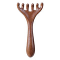 Sandalwood Facial Meridian Comb for Lymphatic Drainage | Tidesmit Massage Roller massage comb China Mainland Tidesmit
