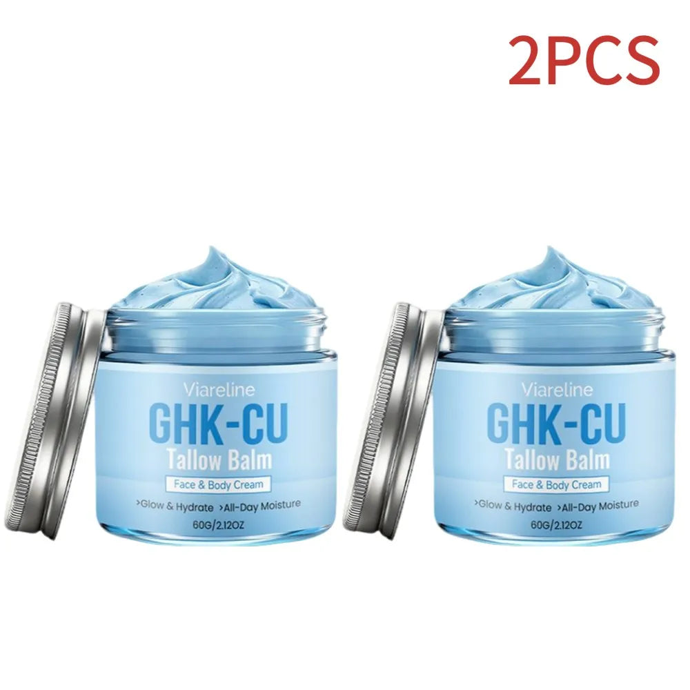 Copper Peptides GHK-Cu Beef Tallow Cream Blue Balm Manuka Honey Deep Moisturizing Nourishing Repair Barrier for All Skin Types