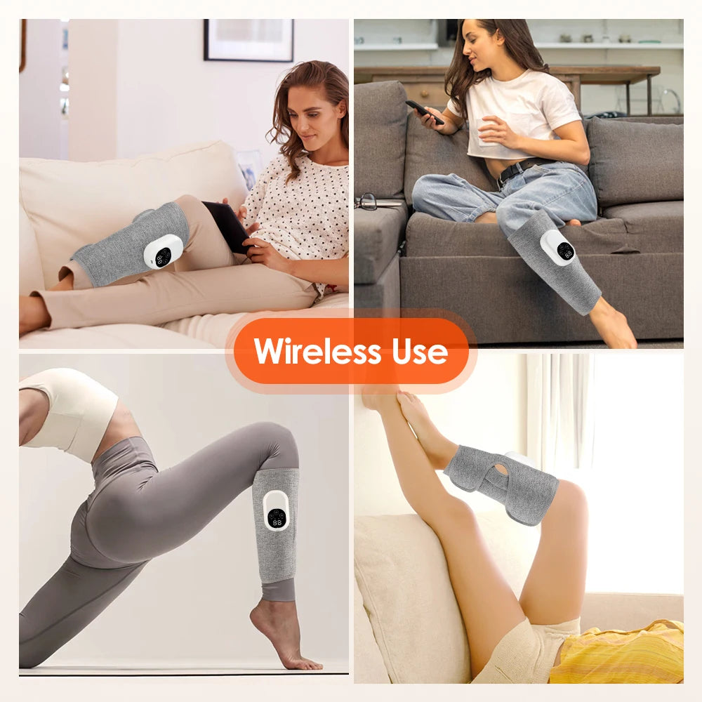 Portable Calf Massager with Heat - Air Compression Recovery Device Fascia Gun Tidesmit