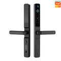 Peephole Camera Smart Aluminum Lock Euro 3592 Mortise Waterproof Tuya Wifi Fingerprint Digital Lock of UPVC Grill Sliding Door