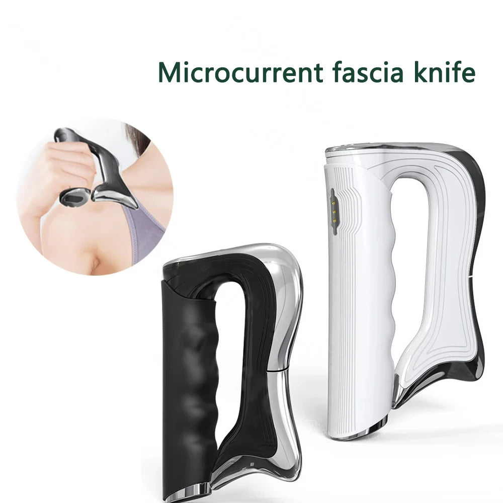 Electric Fascia Massage Blade - White Portable Deep Tissue Massager Body Shaping Massage Equipment Tidesmit