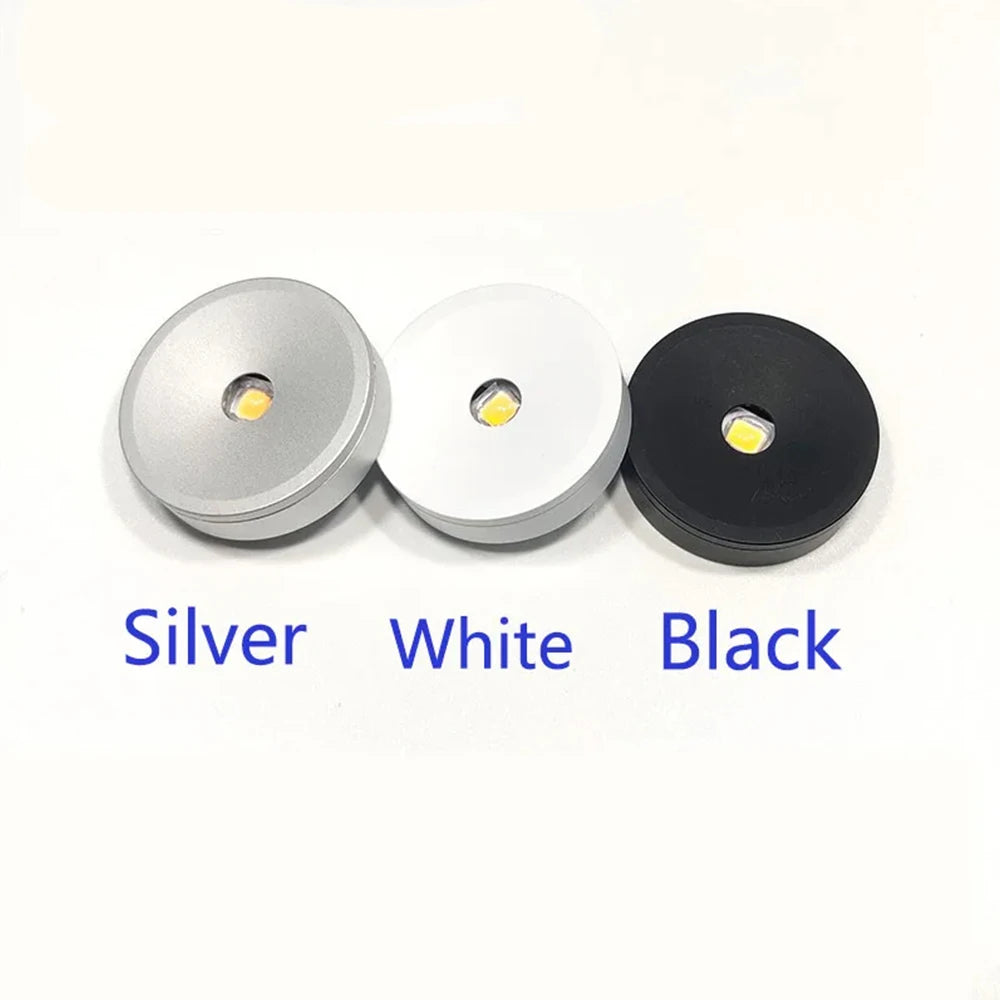 0.5W Small Flat Furniture Light - Recessed Bedroom Light USB Ultra-Flat Mini for Night Lamp Corridor Stairs Living Room Lighting