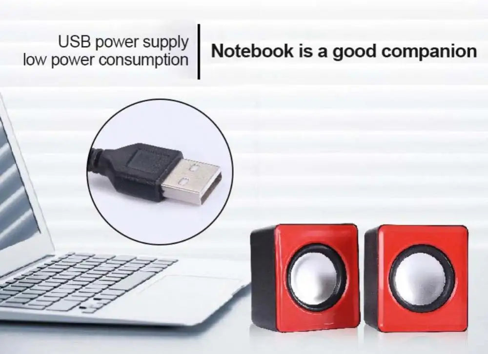 Mini Speaker For Computer PC Laptop Desktop Caixa De Som Sound Box Music Audio System Column Coluna Stereo Set Bocina Acoustics