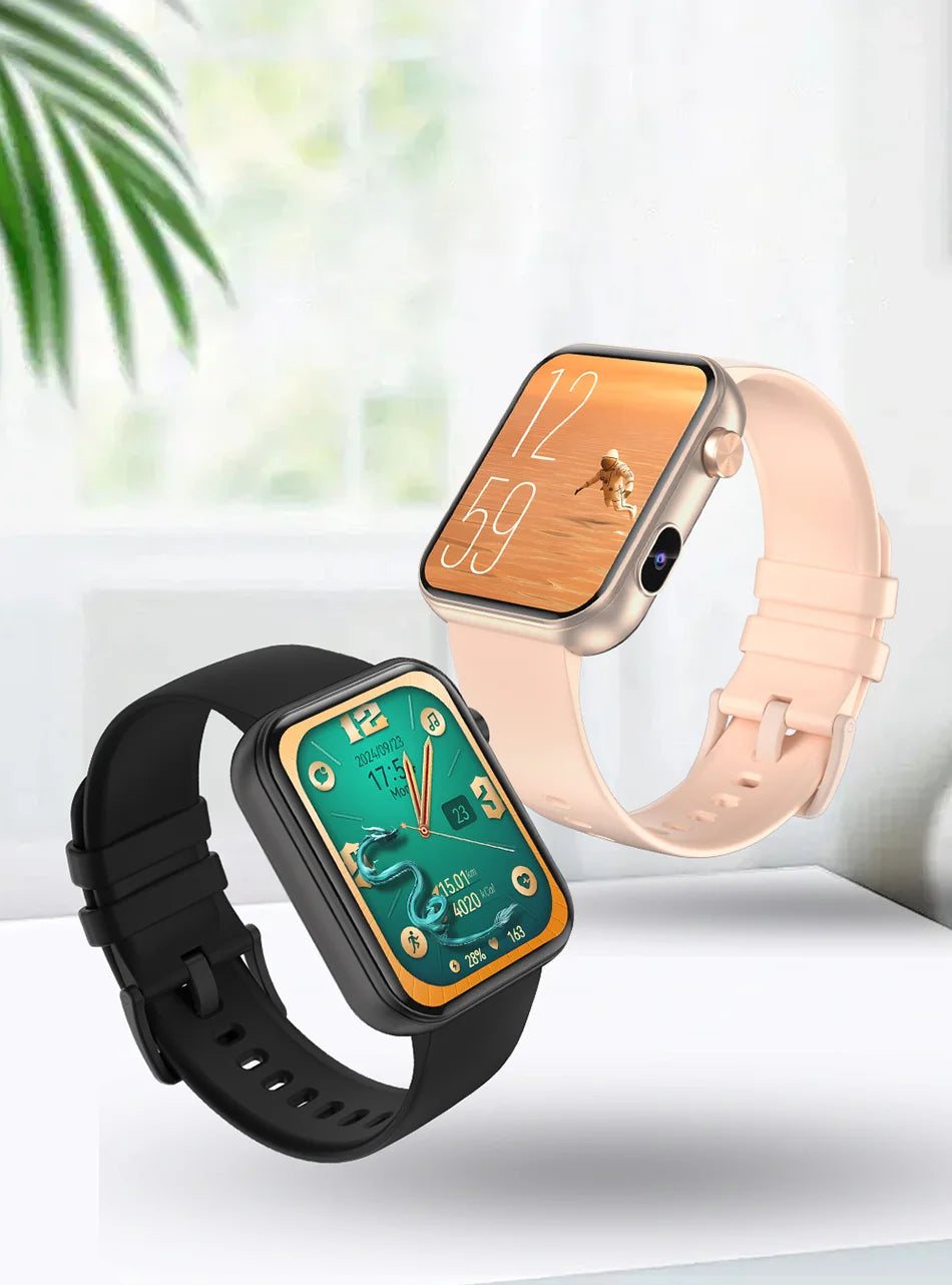 New Smart Watch Women Men Camera Take Photo Record Video Heart rate Sports Fitness Waterproof Bluetooth Call For Android iPhone