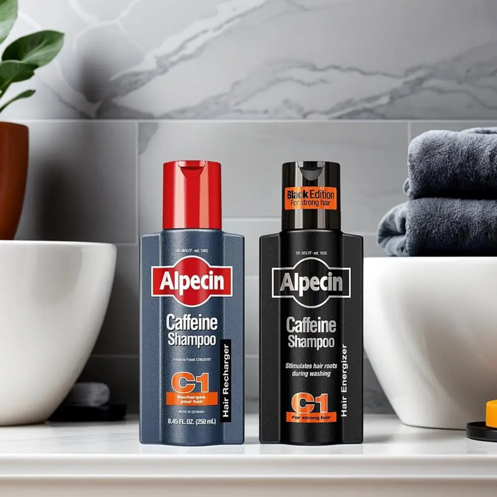 Germany Alpecin High-End Caffeine Anti-Hair Loss Shampoo Oil-Controlling Silicone-Free Fluffy Flaky Nourishing Hair Care 250ml
