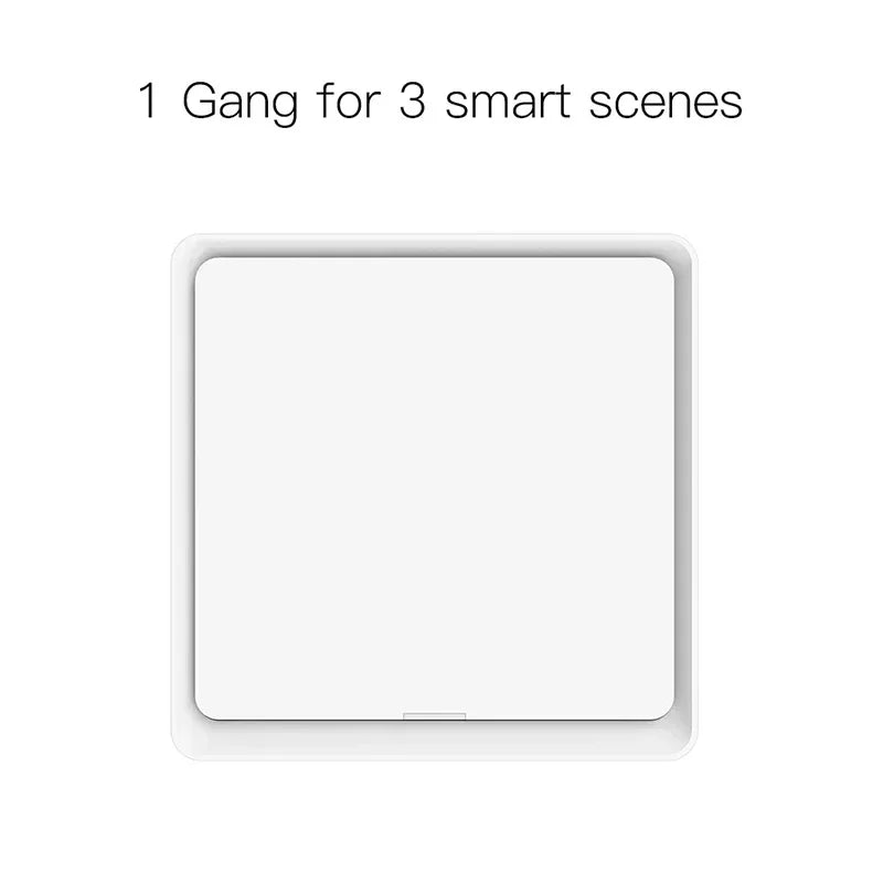 ZigBee Wireless 4 Gang 12 Scene Tuya Switch Push Button Controller Battery Powered Automation Scenario Work Alexa Google Home