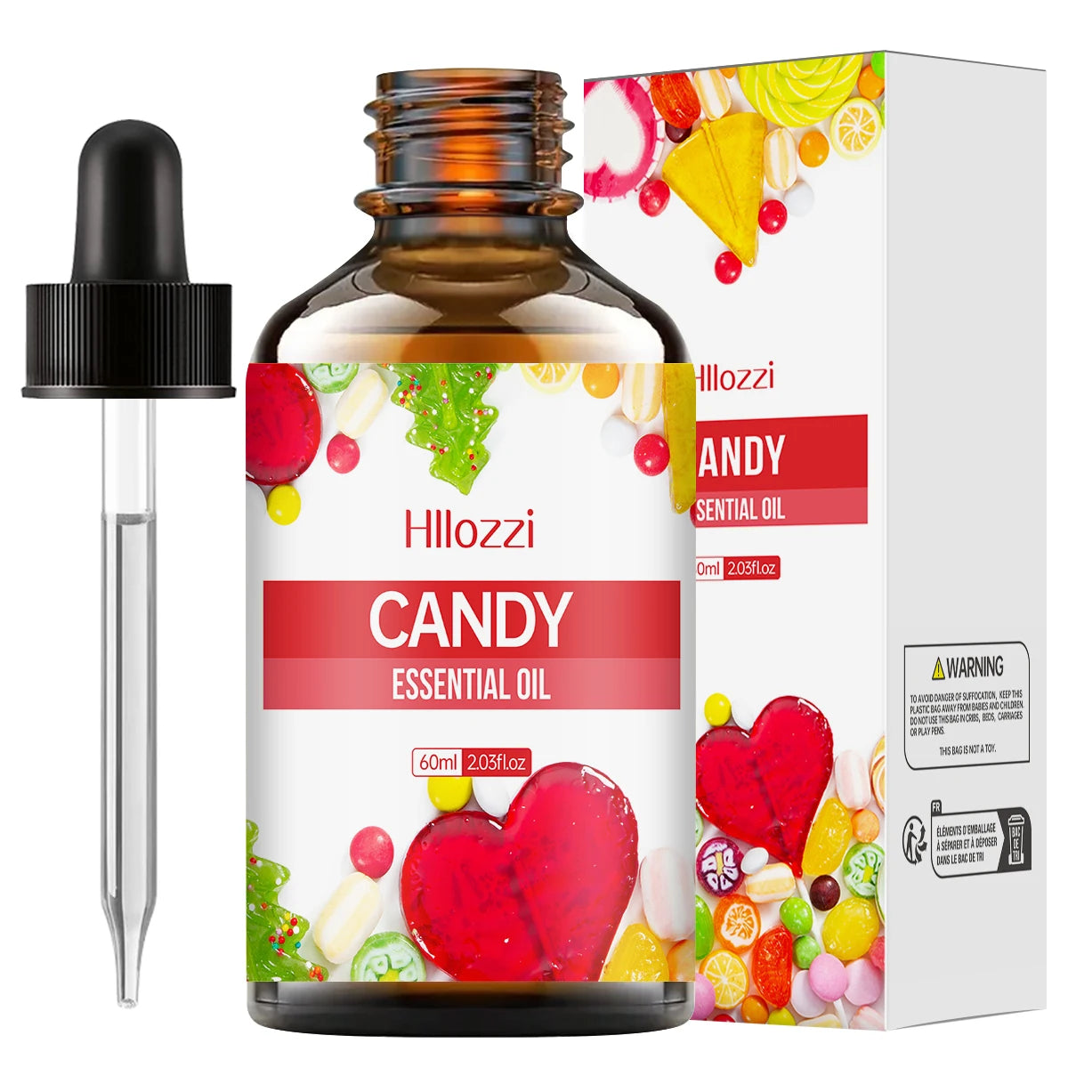 Candy essential oil, candy scent, suitable for body massage and hair care, aromatherapy candles, home use.
