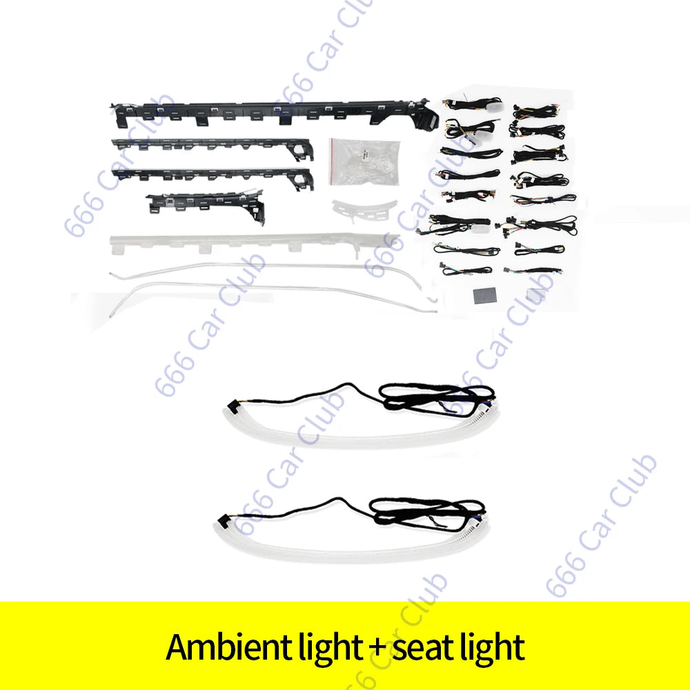 Mercedes Benz Ambient Lighting Kit 64 Color RGB LED Interior Air W177 W118 Suit 1 CN Tidesmit