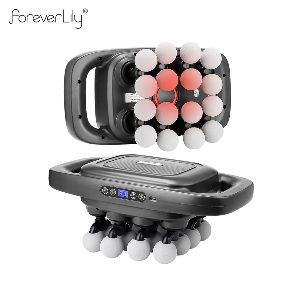 Deep Tissue Massage Gun - 16-Head Portable Electric Massager Body Shaping Massage Equipment Tidesmit