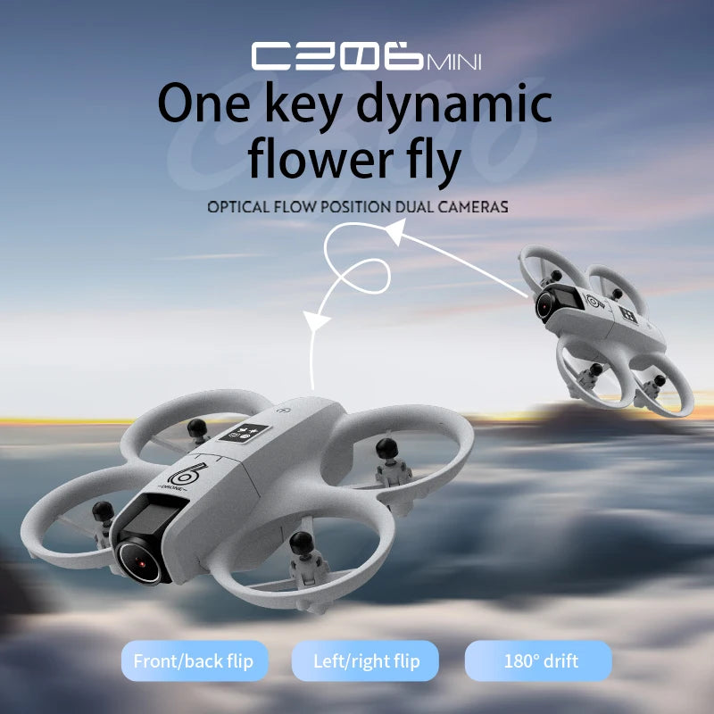 Mini 4K Camera Drone - Foldable Obstacle Avoidance Quadcopter Tidesmit