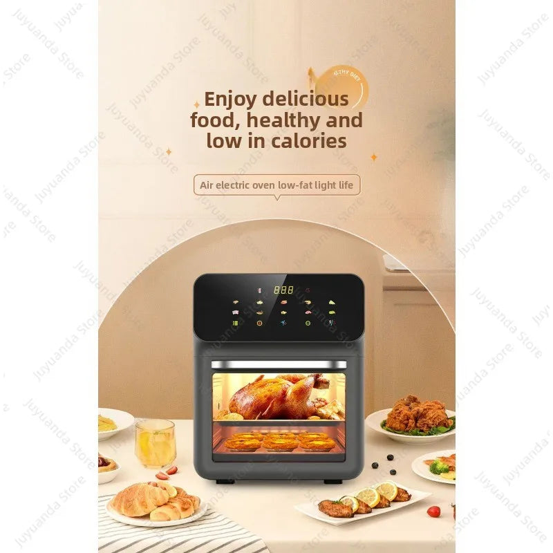 2026 New Air Fryer Large Capacity Touch Screen Visual Household Multifunctional Electric Oven