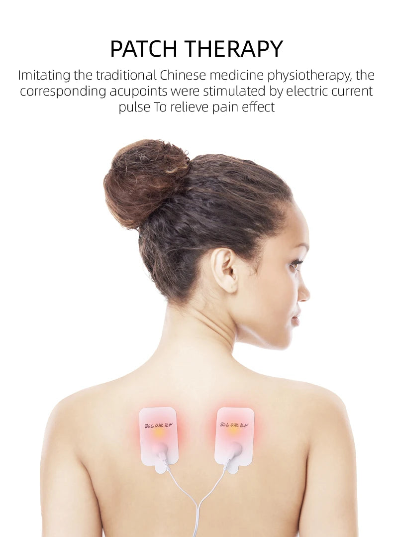 Tidesmit Electric Muscle Stimulator | Rechargeable Heat Therapy Massager Massage Chairs Tidesmit