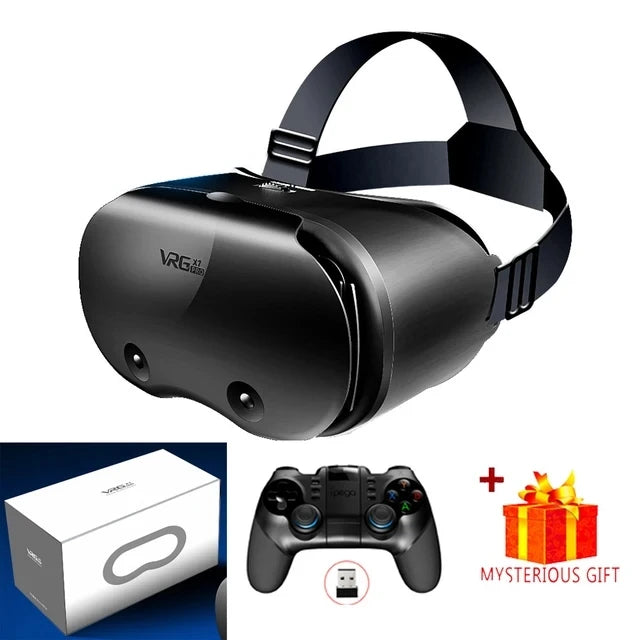 VR Headset for Smartphones - Immersive 3D Mobile VR Glasses With Remote C Tidesmit