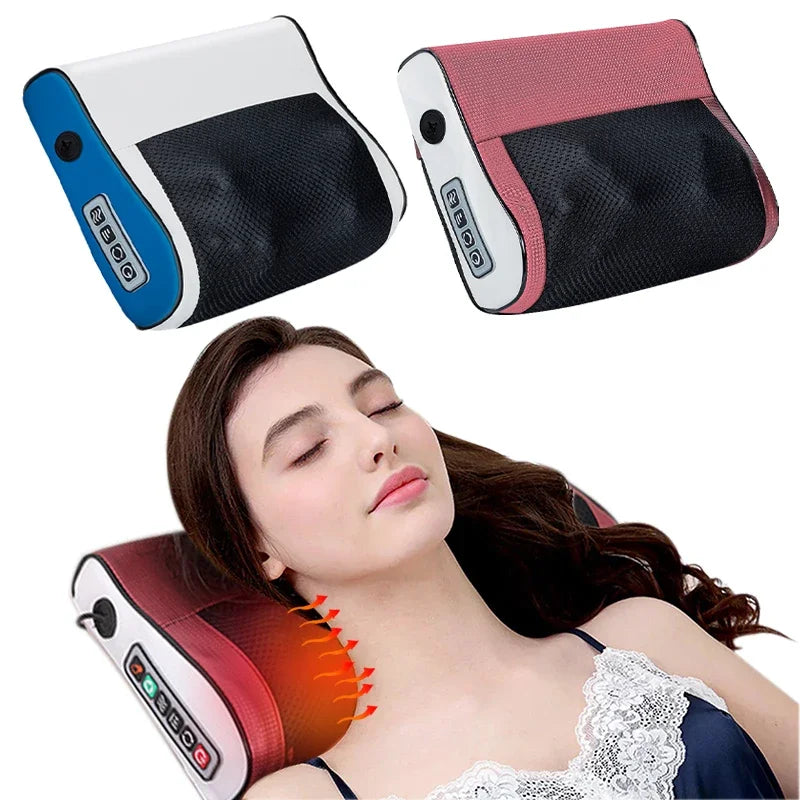 Neck and Shoulder Massager: Heated Deep Kneading Device for Home Spa Relaxation Treatment Tidesmit
