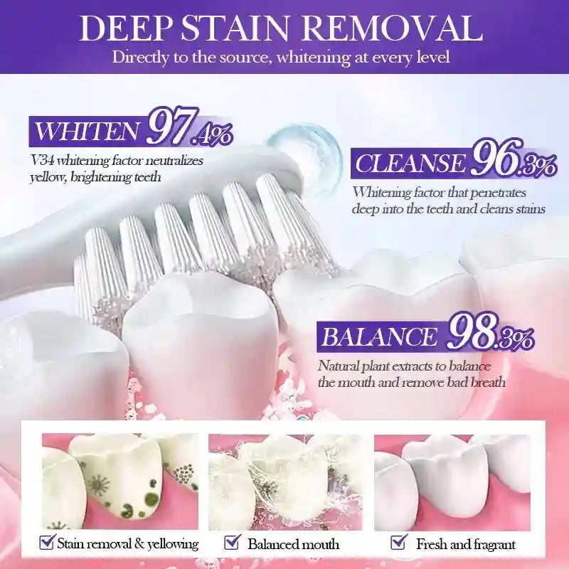 Tidesmit teeth whitening toothpaste for dental calculus removal, breath freshening, and periodontitis prevention.