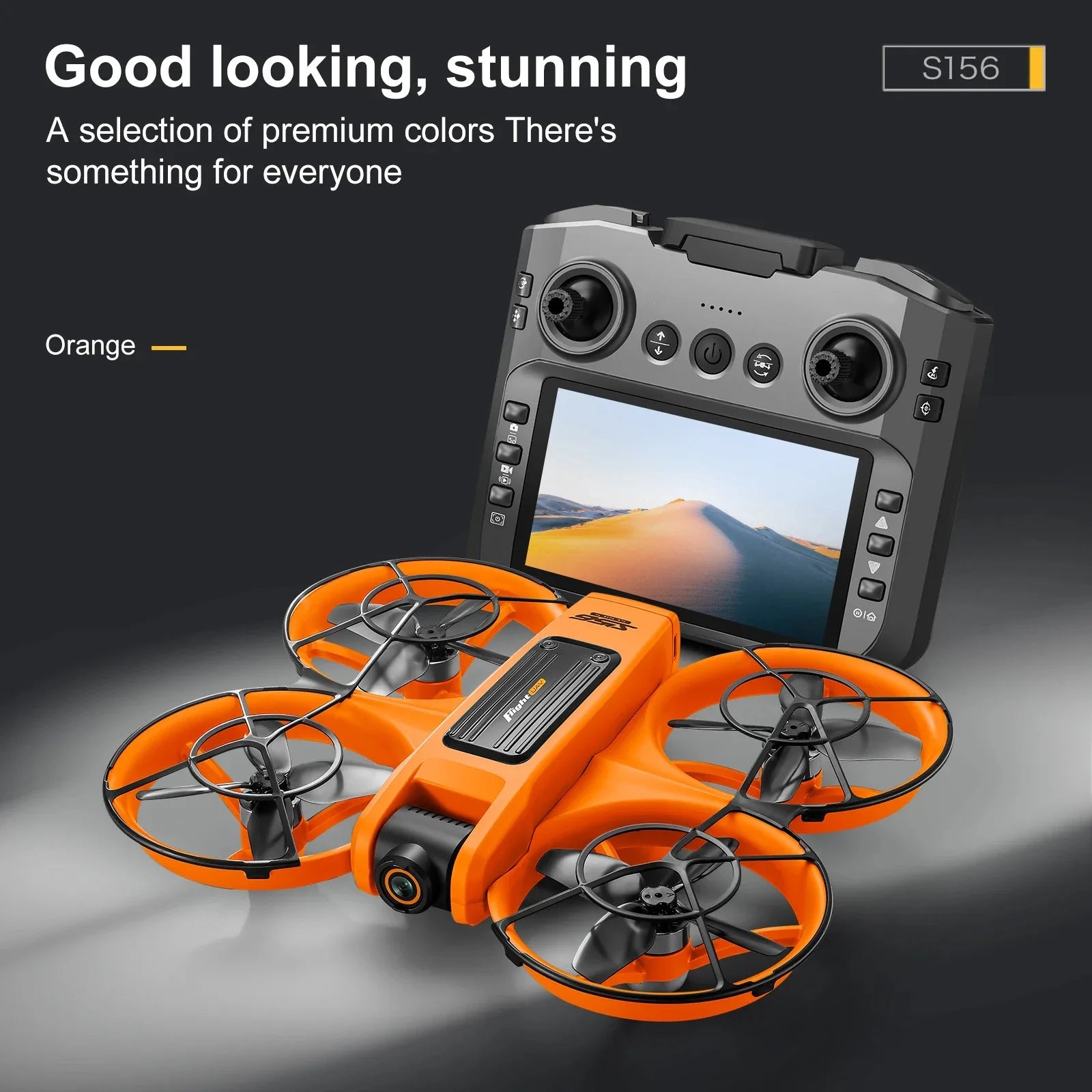4K Camera Drone with Dual Lens and Brushless Motor - S156 Foldable Tidesmit