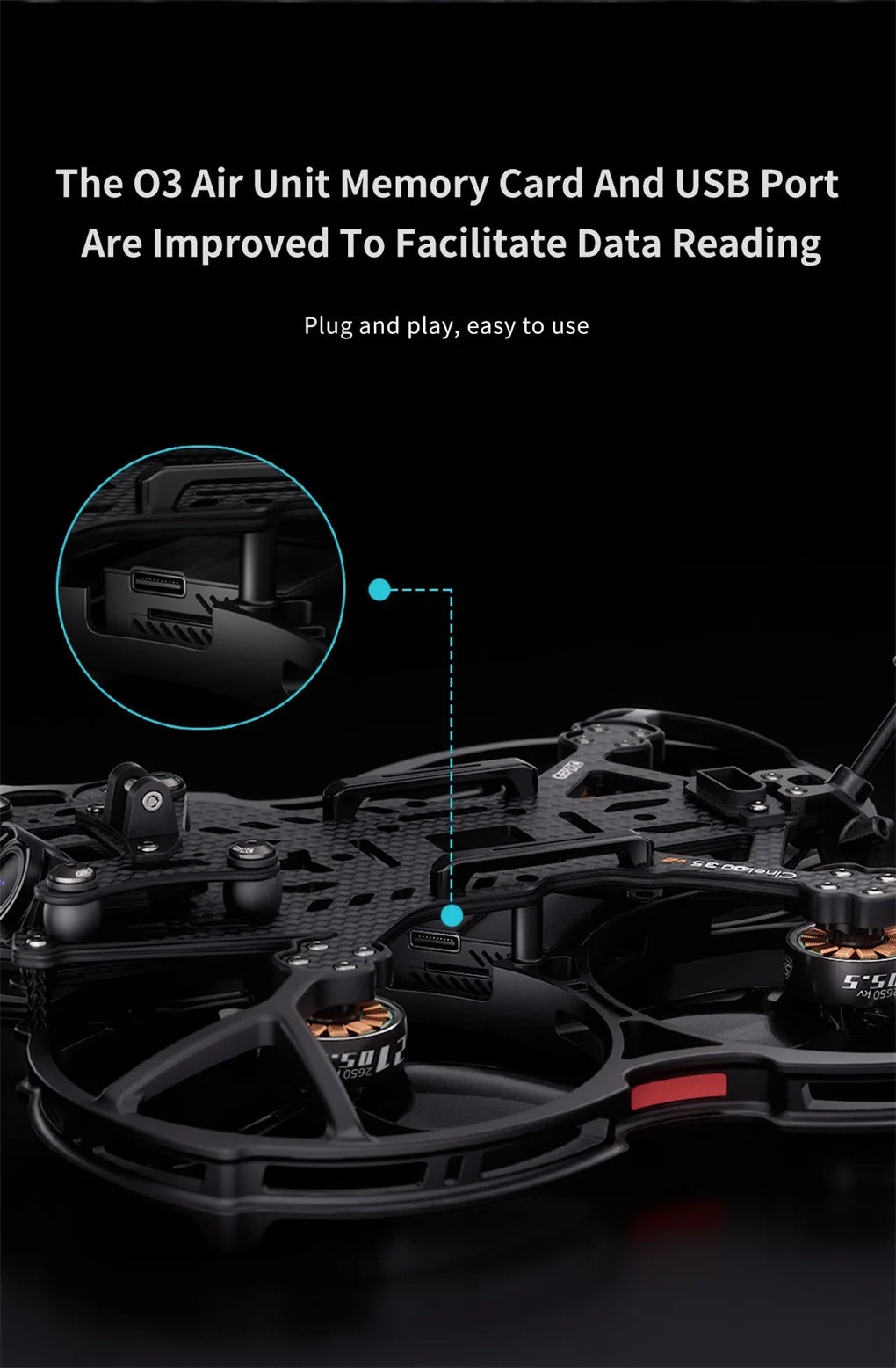 GEPRC CineLog35 V2 HD FPV Drone | High-Performance Cinewhoop Tidesmit
