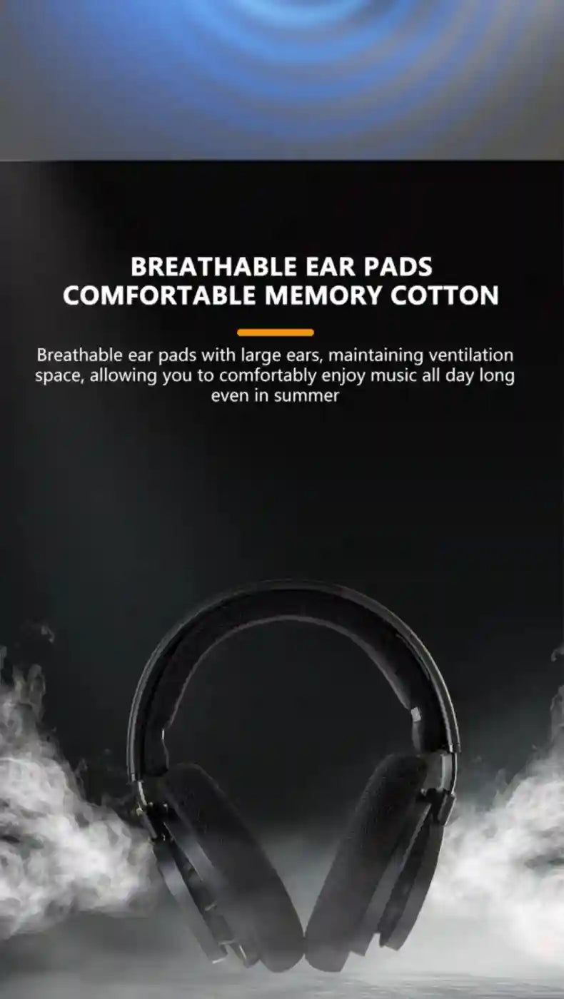 Wired HiFi Over-Ear Studio Monitor Headphones - Precision Sound Black Tidesmit