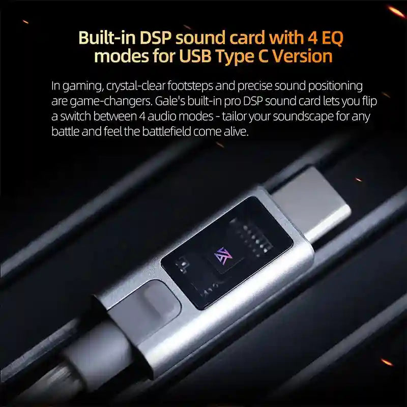 Gaming Earphones with Dual Microphone - High Fidelity 3.5mm Wired Audio Tidesmit