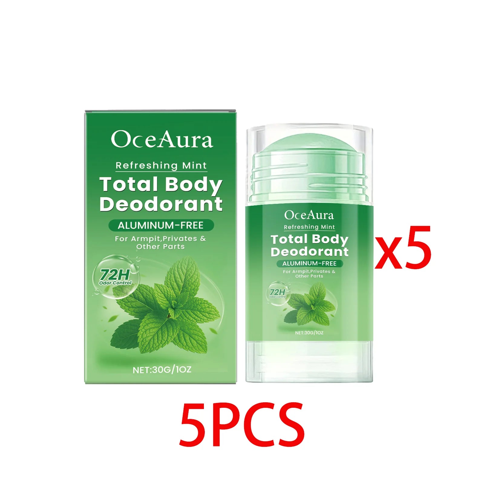 Tidesmit mint fragrance antiperspirant deodorant stick for long-lasting body odor protection and sweat control.