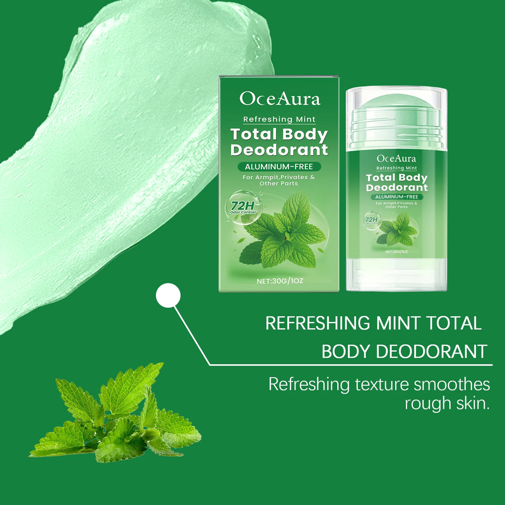 Tidesmit 30g mint deodorant stick for long-lasting freshness, odor purification, and moisturizing daily care.