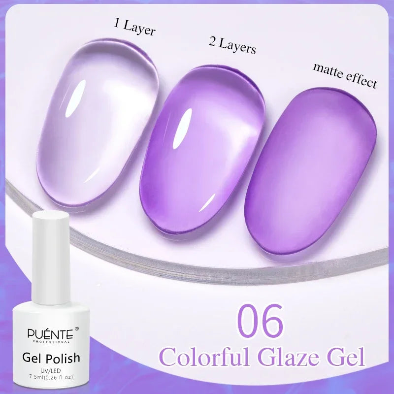 3D Sculpture Gel Nail Polish 15ml - Professional Soak Off Formula Permanent Makeup Machines Colorful Glaze 06 Tidesmit