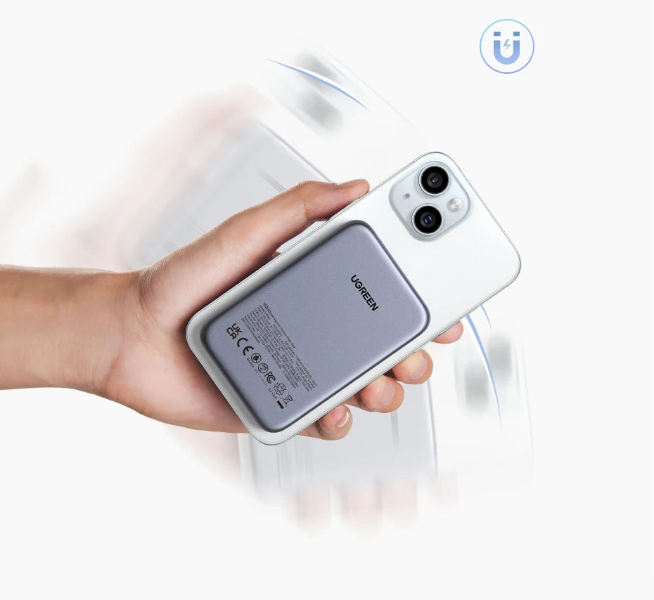 Magnetic Power Bank 10000mAh Qi2 30W Fast Charger for iPhone Tidesmit