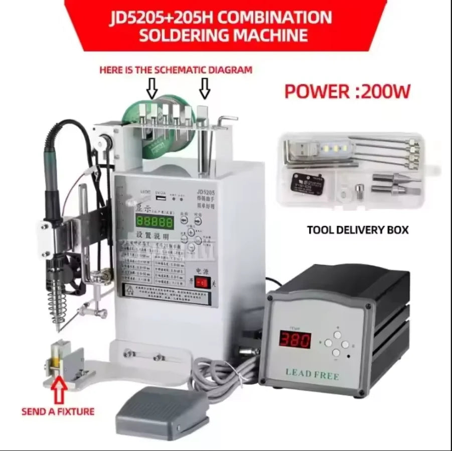 Semi Automatic Soldering Station 200W Electric Pedal Welder 200W Tidesmit