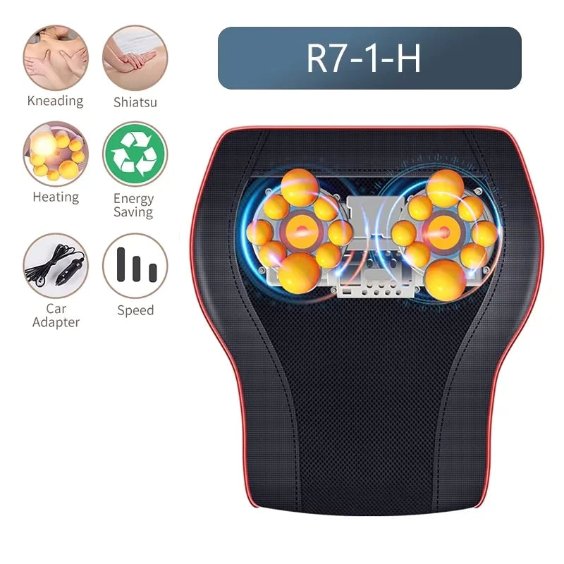 Electric Neck Massager with Heat Therapy & Vibration | Tidesmit Relaxation Treatment Ultimate Tidesmit
