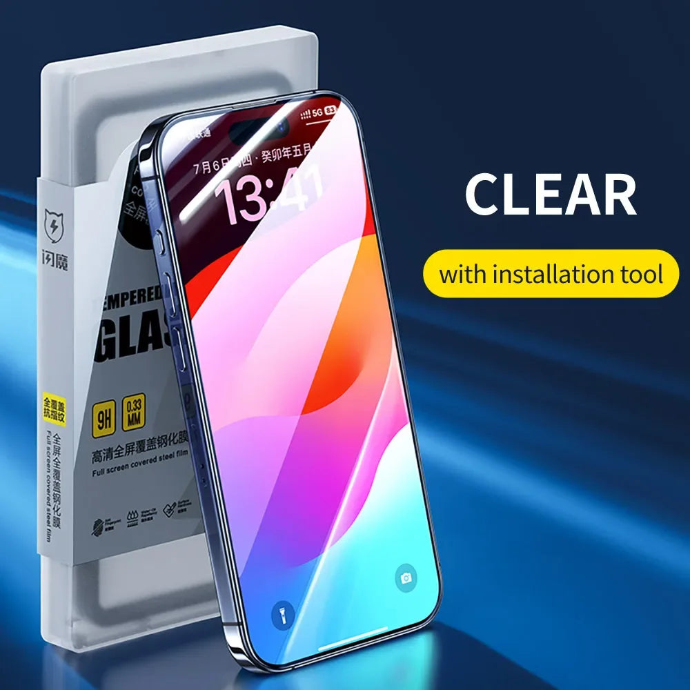 iPhone 15 Pro Max Screen Protector | Anti-Blue Light Tempered Glass HD Tidesmit