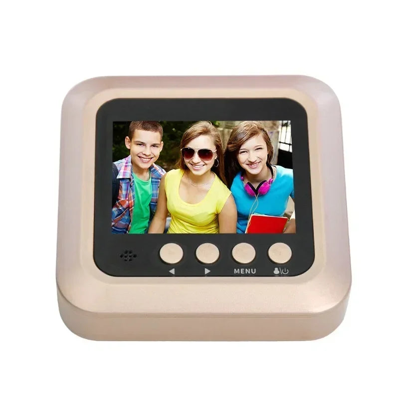 High Definition Cat Eye 2.4 Inch Smart IR Night Vision Mini Video Security Camera Motion Detection Doorbell Screen Door Viewer