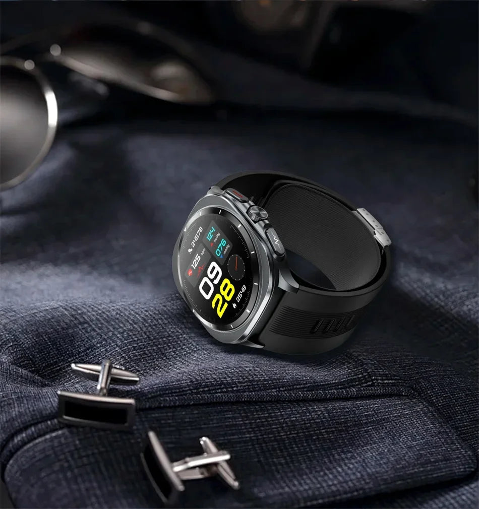 for Samsung Air Pump Airbag Smart Watch Men, Micro Physical Examination Accurate Measure Blood Pressure Sport SmartWatch 2025New