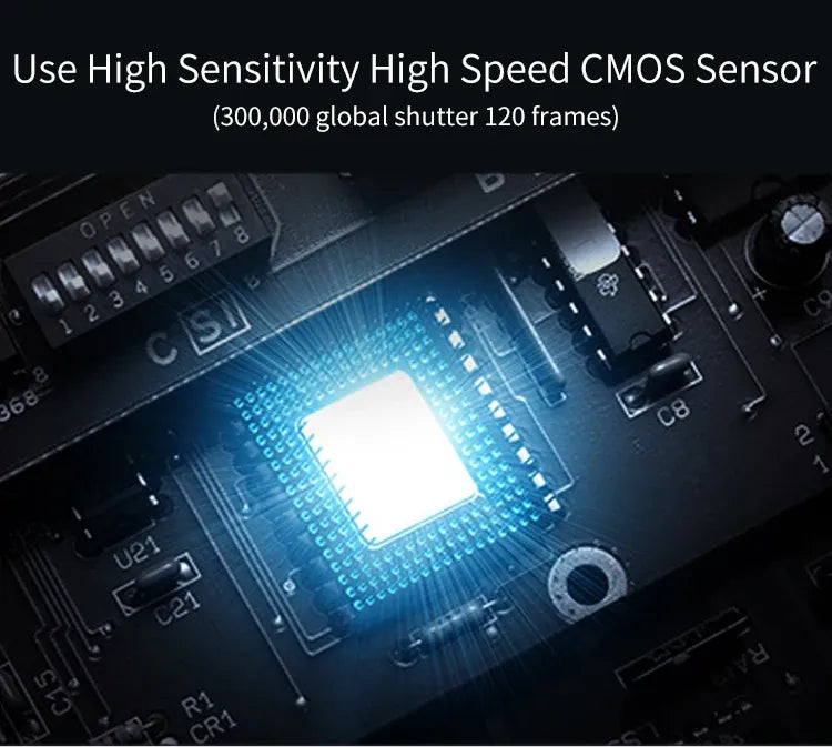 Embedded barcode scanner module featuring a high-sensitivity CMOS sensor chip