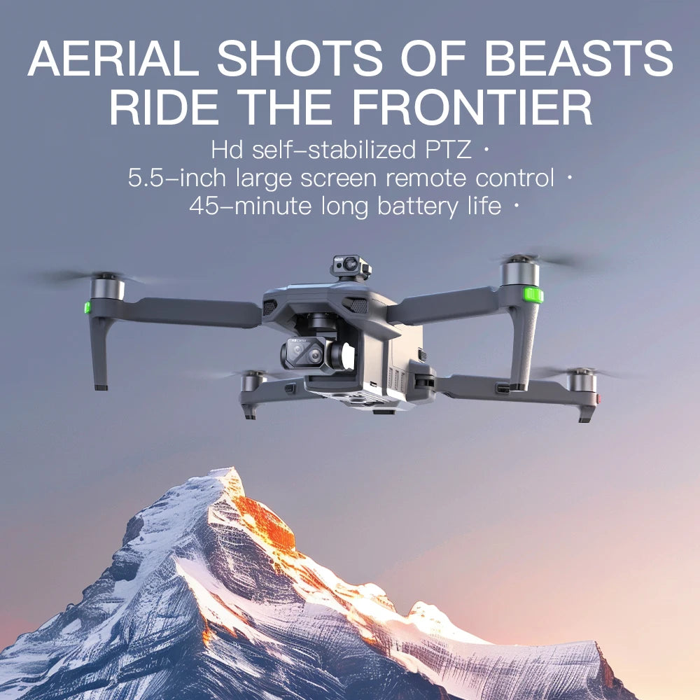 4K GPS Drone with Obstacle Avoidance - Foldable Quadcopter SG909 MAX Tidesmit