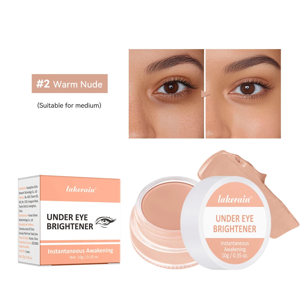 Tidesmit Lakerain hydrating under eye concealer cream for dark circle correction and brightening texture close-up