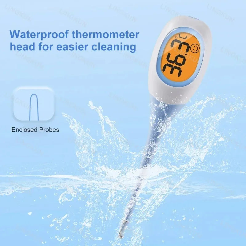Hot Baby Digital Underarm Electronic Thermometer 8 Seconds Fast Measurement Celsius Fahrenheit Soft Head Oral Body Temperaturer