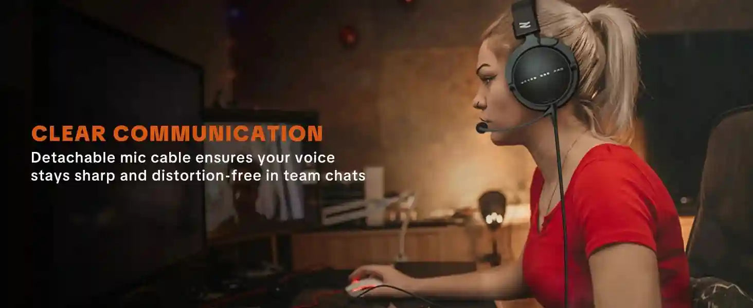 Over-Ear Headphones with Active Noise Cancellation & Mic - W550X Tidesmit