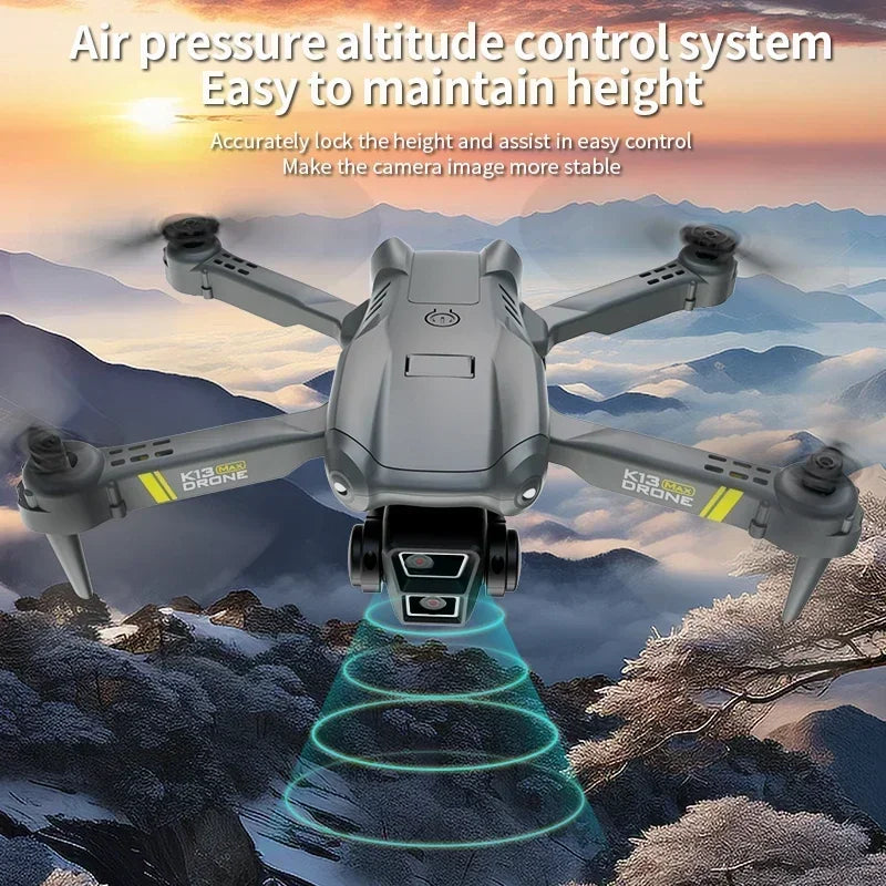 4K GPS Drone with Triple Camera - Foldable FPV Quadcopter Tidesmit