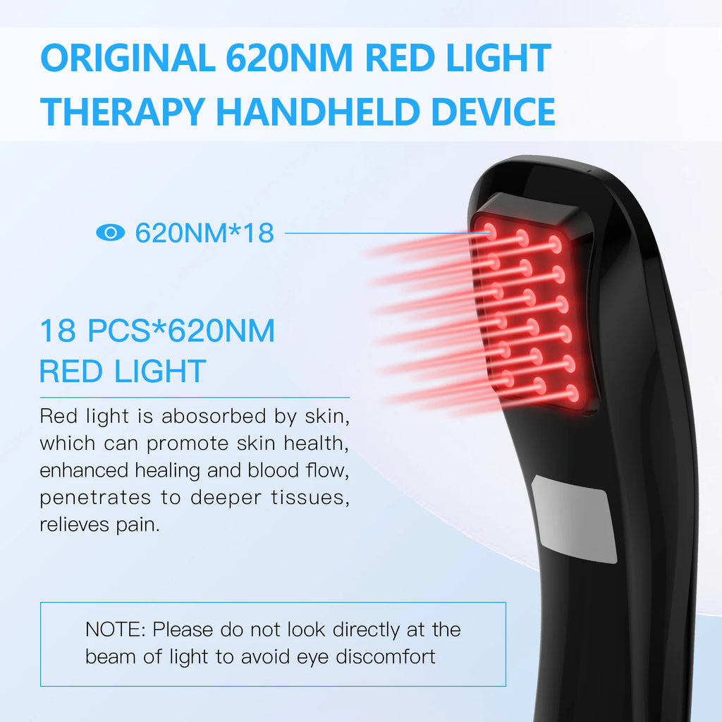 Laser Therapy Device for Pain Relief | 18-Diode Cold Laser Massager Back Massage Instrument Tidesmit