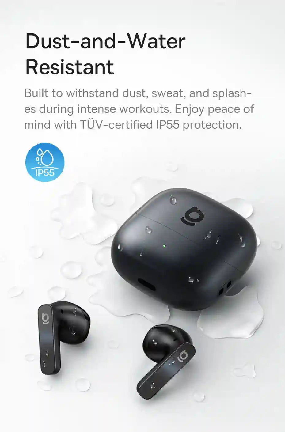 Wireless Earbuds with Active Noise Cancellation & Hi-Res Audio - Tidesmit Tidesmit