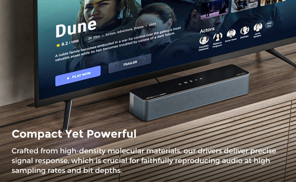ULTIMEA 7.1 Surround Sound System 500W Sound Bar for TV with 6.5" Subwoofer&4 Wired Surround Speakers, Home Theater Sound System
