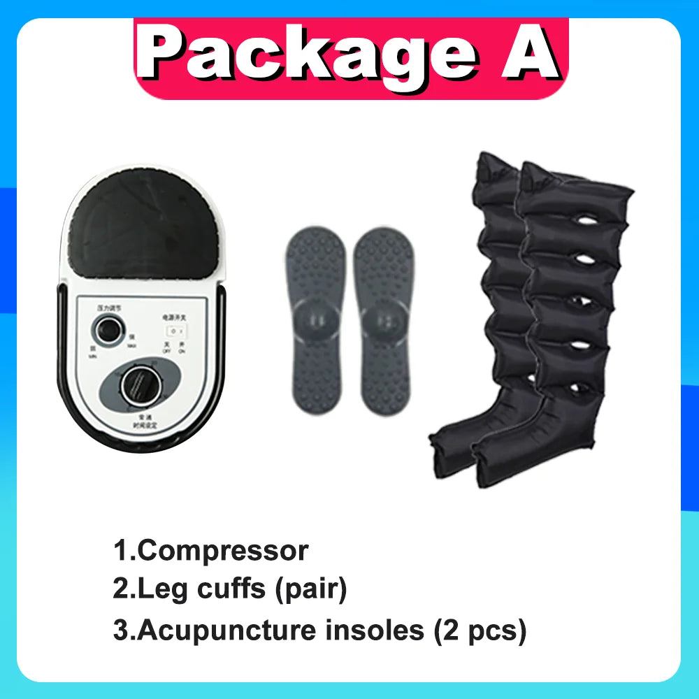 Leg Air Compression Massager for Circulation Relief | Tidesmit Relaxation Treatment Package A Tidesmit