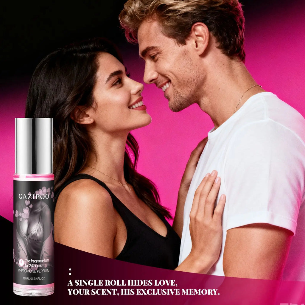GAZIPOO Pheromone Perfume for Women: Long-lasting roll-on bottle for attraction. Natural alluring scent for dates.