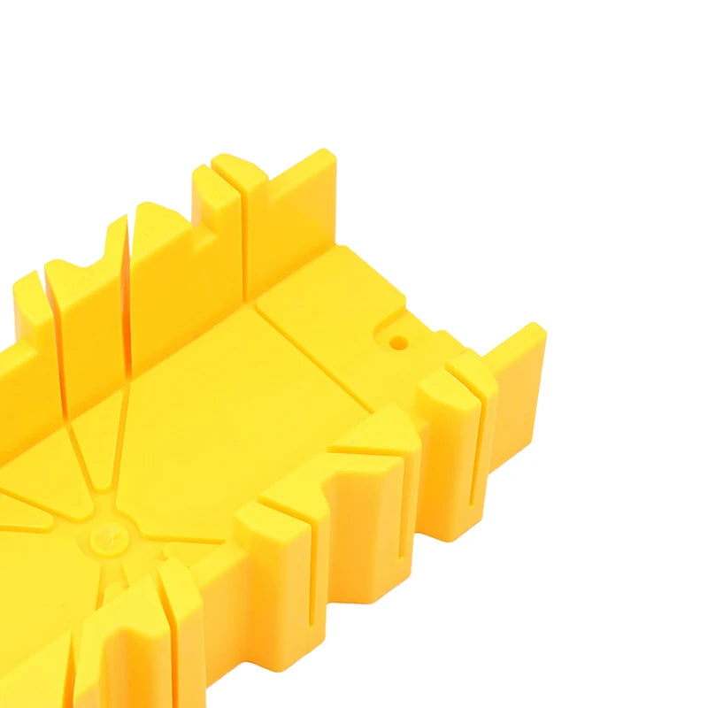 〔Sa〕1Pc 45/90 Degree Wood Cutting Clamping Miter Saw Box Woodworking Angle Cutting For Carpenter Gypsum Oblique Cutting Tool